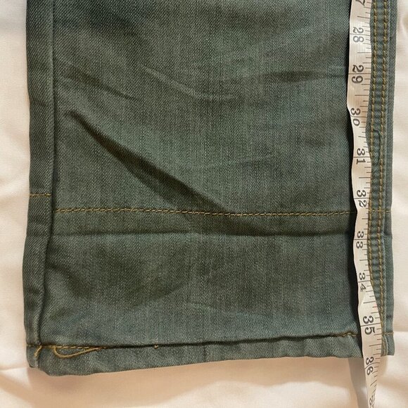 Black Smith. Men's green denim pants size 40x34. Made in China. - Picture 9 of 9